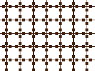 Fototapeta premium Repeating square shape vector pattern