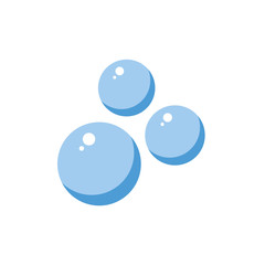 Bubbles icon. vector illustration