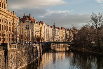 Fototapeta premium Unterwegs in der Prager Altstadt
