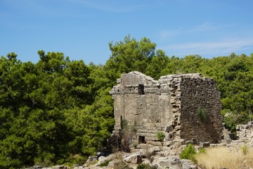 Fototapeta na wymiar Seleukeia-ancient city in the mountains