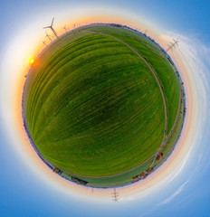 Windkraft abstrakt dargestellt