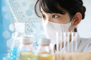 実験する研究者