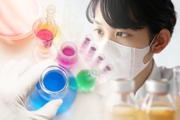 実験する研究者