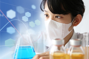 実験する研究者