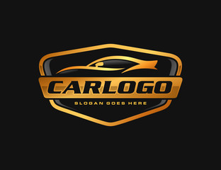 Automotive car logo template