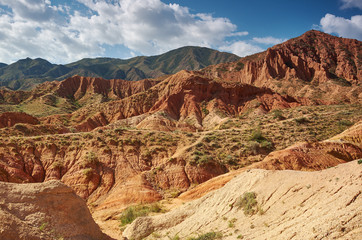 Fairy Tale Canyon, Kyrgyzstan.