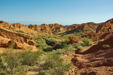 Fairy Tale Canyon, Kyrgyzstan.