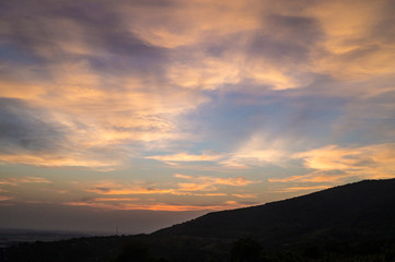 Fototapeta na wymiar Sunset landscape - Devin