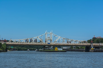 Fototapeta premium Macombs Dam Bridge over the Harlem River, Manhattan, NYC