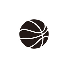 Basketball ball icon vector