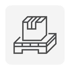 forklift box icon