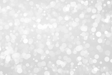 gray bokeh White and Silver lights on bokeh abstract background.