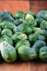 Fototapeta premium Fresh Brussel sprouts