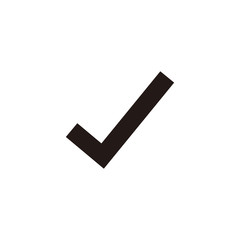 Check mark icon symbol