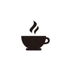 Cup of coffee or tea icon vector