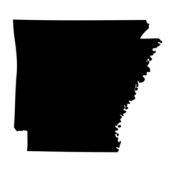 Arkansas - map state of USA