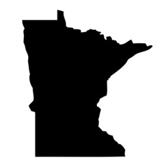 Minnesota - map state of USA