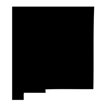 New mexico - map state of USA