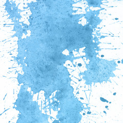 Blue abstract watercolor background.