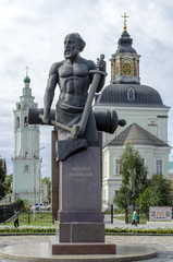 Tula, monument to Nikita Demidov