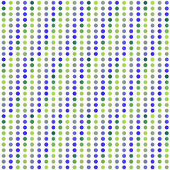 Seamless abstract pattern background with a variety of colored circles.