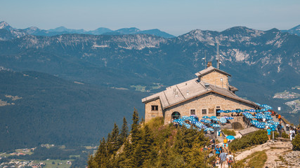 Beautiful alpine view at the Kehlsteinhaus - Eagle s Nest - Berchtesgaden - Bavaria - Germany