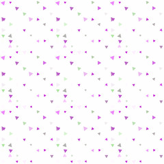 Abstract seamless pattern background with multi-colored varied triangles.