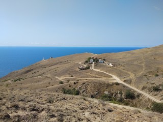 Cape Meganom in Crimea