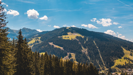 Beautiful alpine view at Wagrain - Salzburg - Austria
