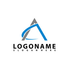 AP Letter Logo Design with Creative Modern Trendy Typography, AR Letter Logo vector.