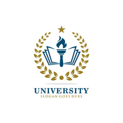 University logo template