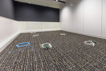 オフィスの電装工事　Office interior electrical work