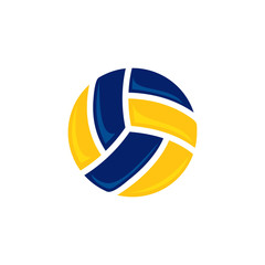 Volleyball ball icon vector