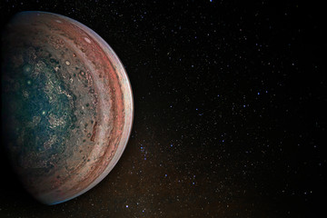 Jupiter planet. Elements of this image furnished by NASA