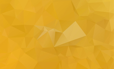 Light Orange vector Low poly crystal background. Polygon design pattern. Low poly illustration, low polygon background.