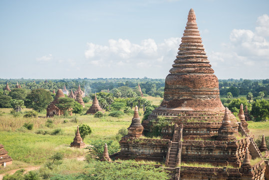 Bulethi pagoda is one of the most famous pagoda of Bagan 