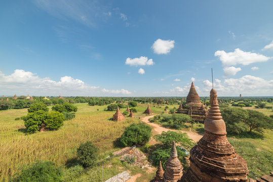 Bulethi pagoda is one of the most famous pagoda of Bagan 