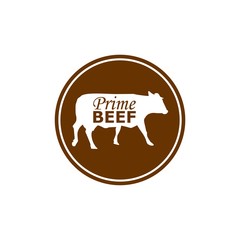 Prime Beef Butcher Shop Stamp