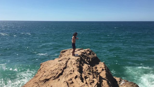 Young Man on the Beach