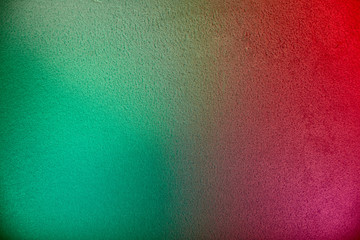 The combination of green red and pink