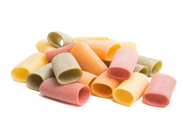 italian large pasta isolated