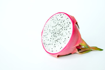 Dragon Fruit on white background, isolated.