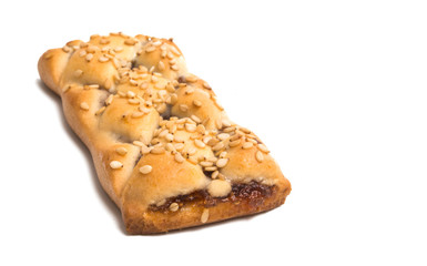 biscuits with jam isolated