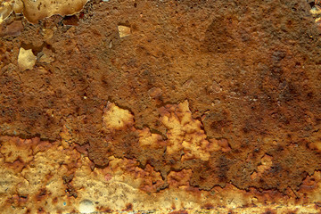 Rusty metal abstract texture