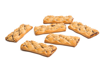 biscuits with jam isolated