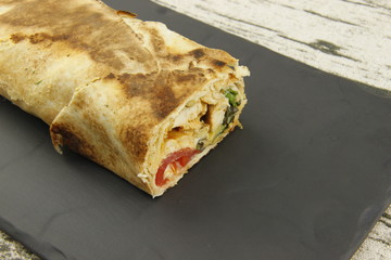 Pita shawarma poulet