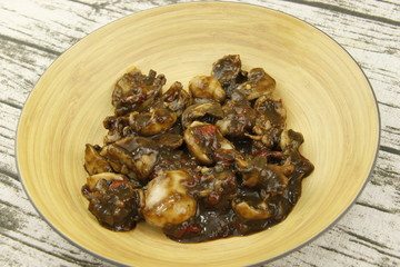 Encornets et seiches en tapas