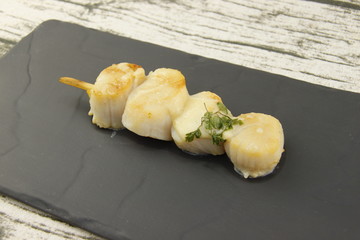 Brochette de Saint Jacques