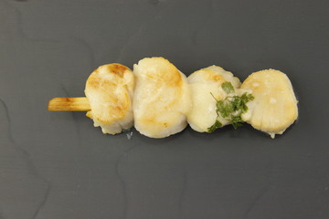 Brochette de Saint Jacques