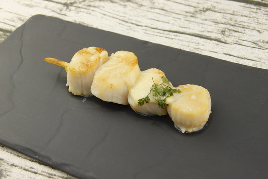 Brochette de Saint Jacques